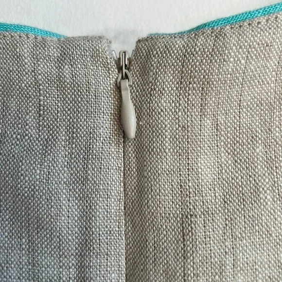 Sigrid Olsen 100% Linen Dress Women’s Size 6 Beautiful Embroidery Resortwear - Picture 8 of 11